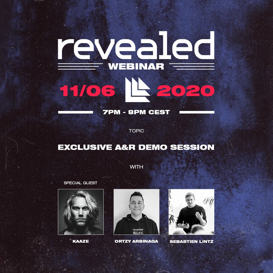 Revealed Webinar 3 (A&R Demo Session) with KAAZE - KAAZE⁠ revealedrec⁠ 